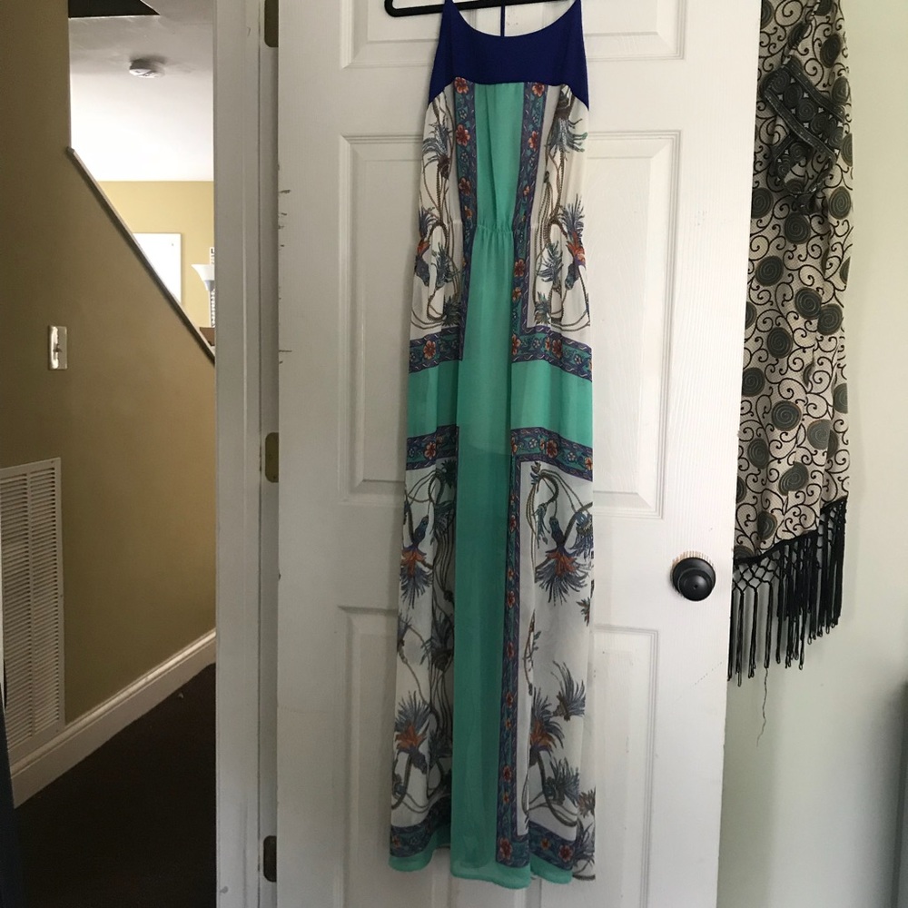 Patterned Maxi Dress